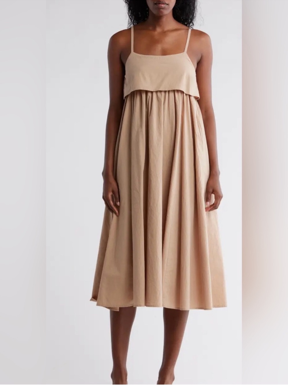 Stitchdrop Nordstrom Bahamas Popover Midi Dress NEW